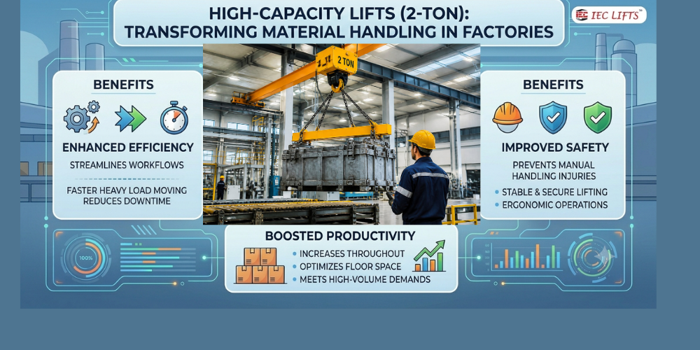 High-Capacity Lifts (2-Ton): Transforming Material Handling in Factories